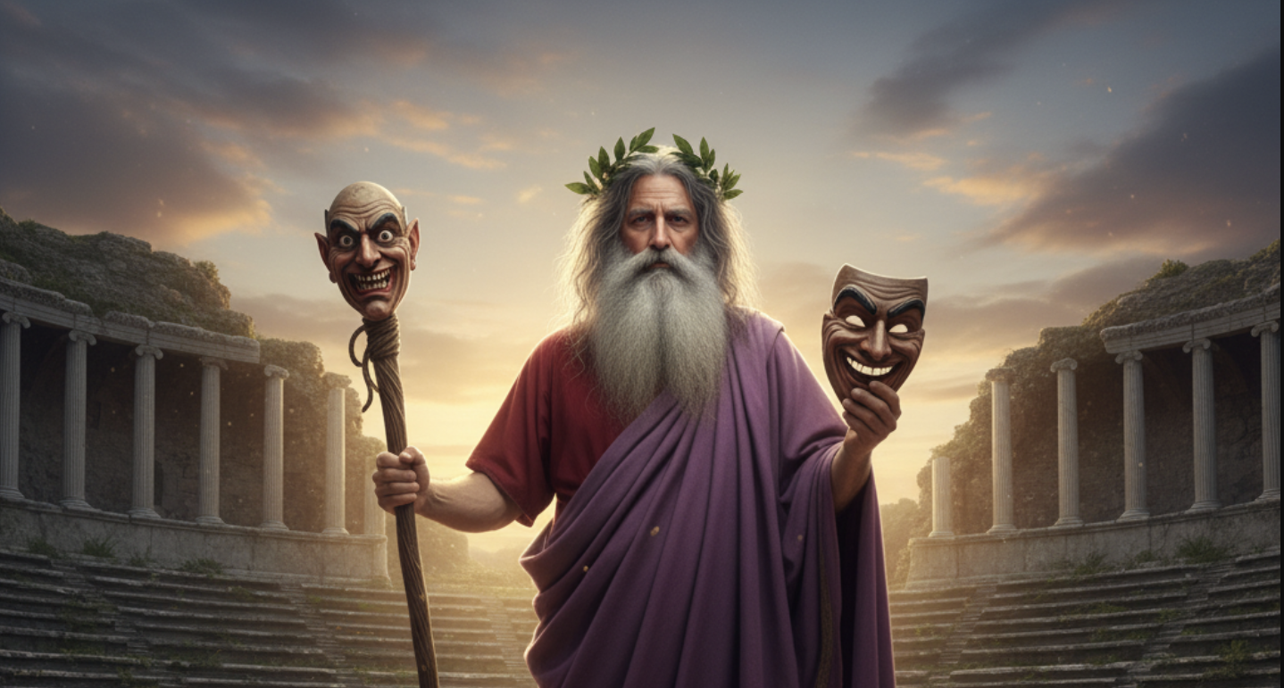 On the Strangeness of Society: Momus, Greek God of Satire and Mockery